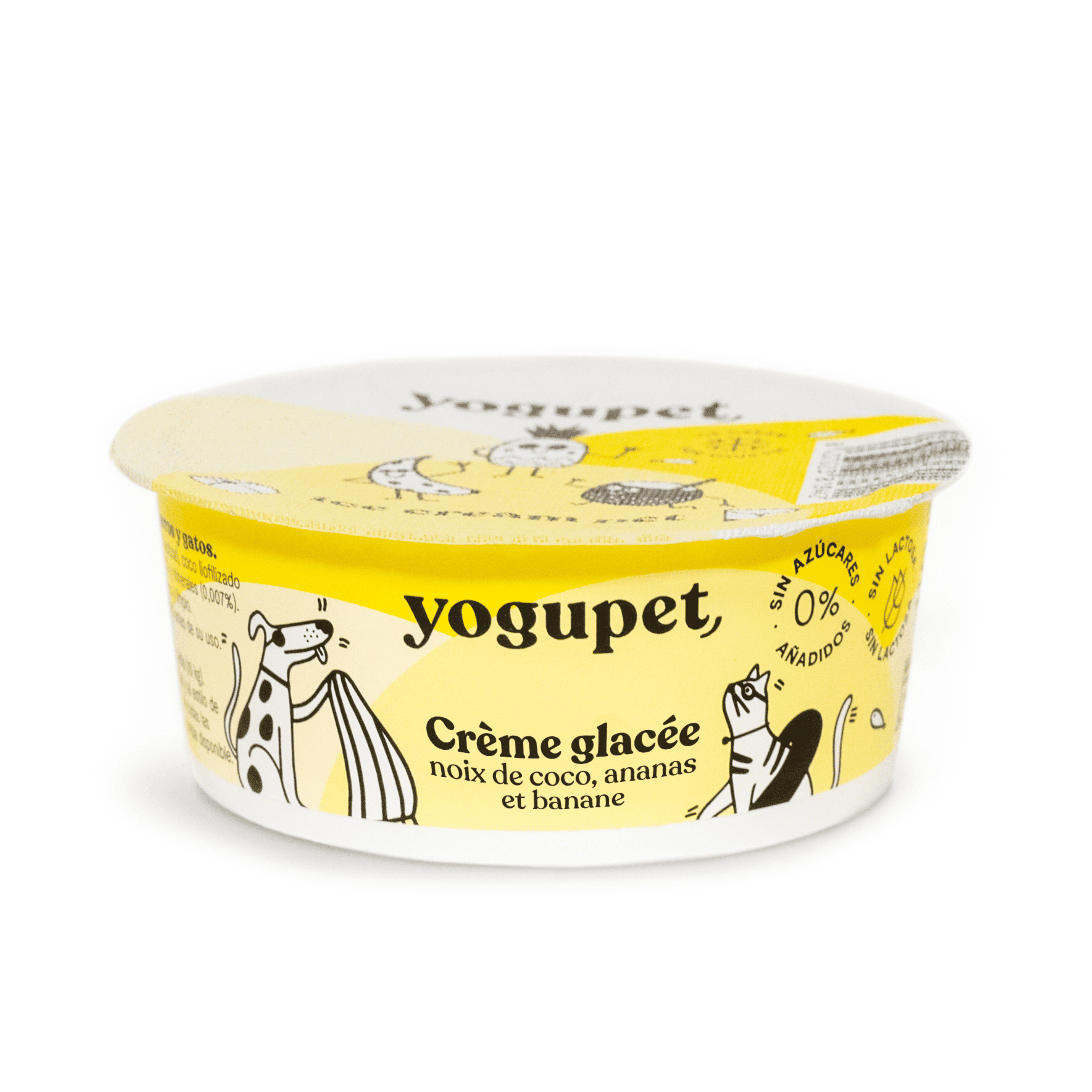 GLACE - NOIX DE COCO, ANANAS, BANANE YOGUPET