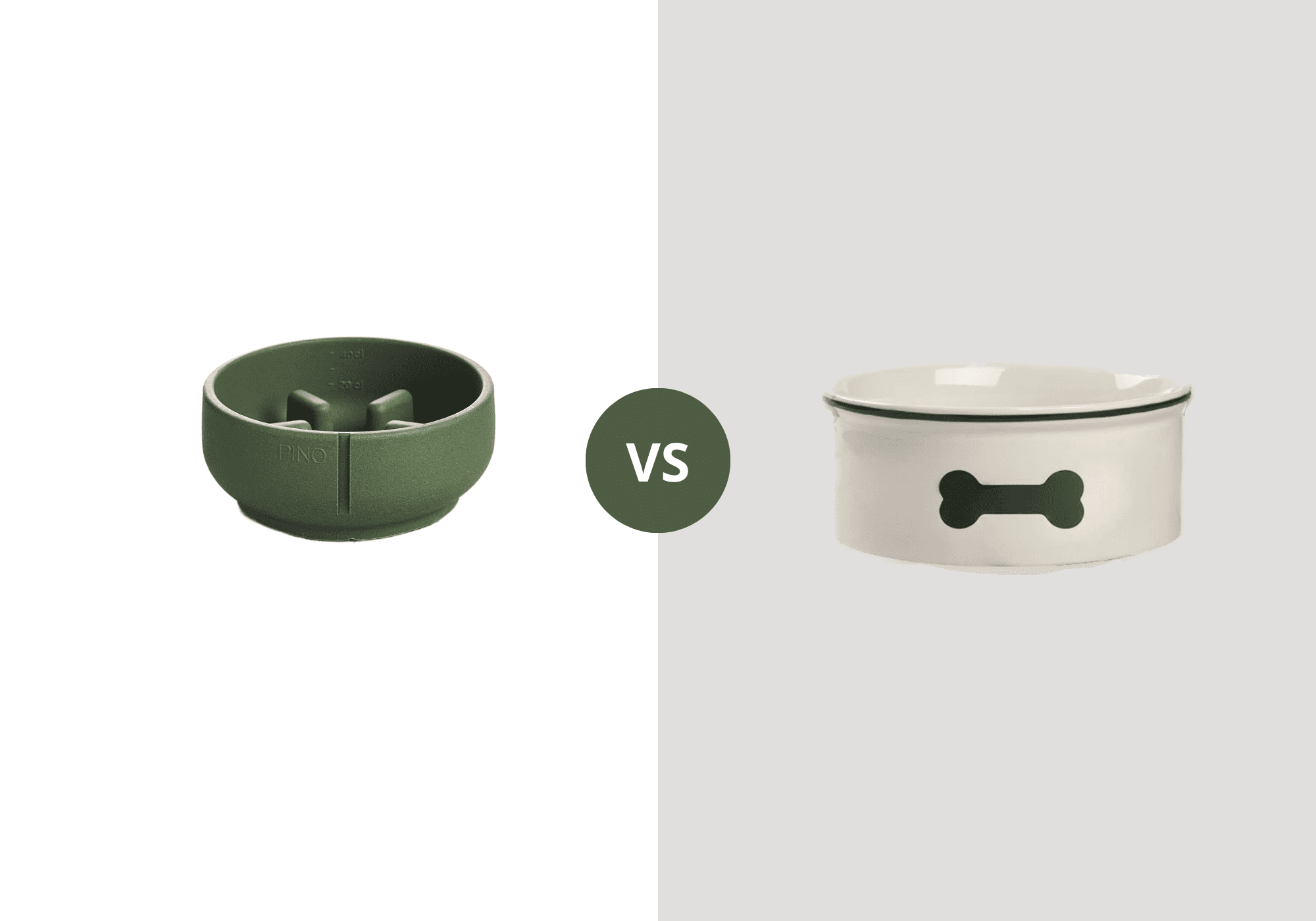 Gamelle pour chien design alternative robuste aux gamelles en céramique.